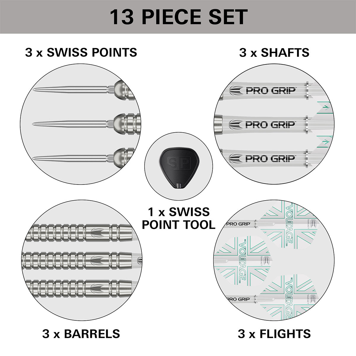 Target Rob Cross G1 Swiss Point 90% Tungsten Steel Tip Darts - view 6