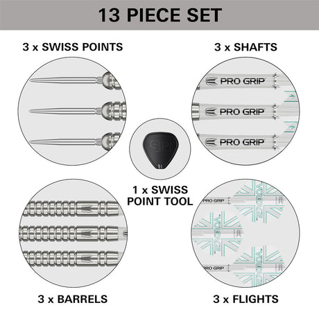 Target Rob Cross G1 Swiss Point 90% Tungsten Steel Tip Darts - view 6