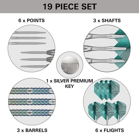 Rove 01 90% Tungsten SP Steel Tip Darts by Target - view 6
