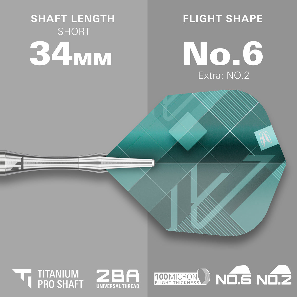Rove 02 90% Tungsten SP Steel Tip Darts by Target - view 4