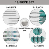 Rove 02 90% Tungsten SP Steel Tip Darts by Target - view 6