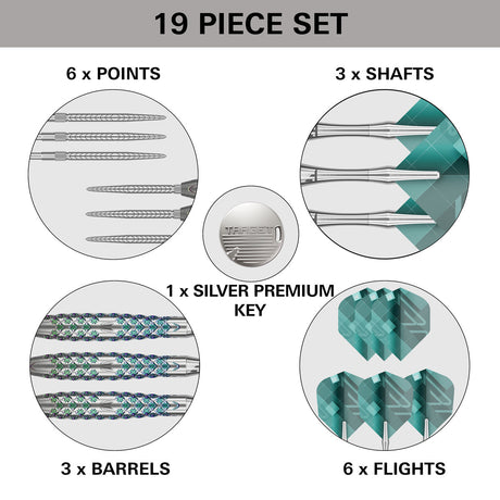 Rove 02 90% Tungsten SP Steel Tip Darts by Target - view 6