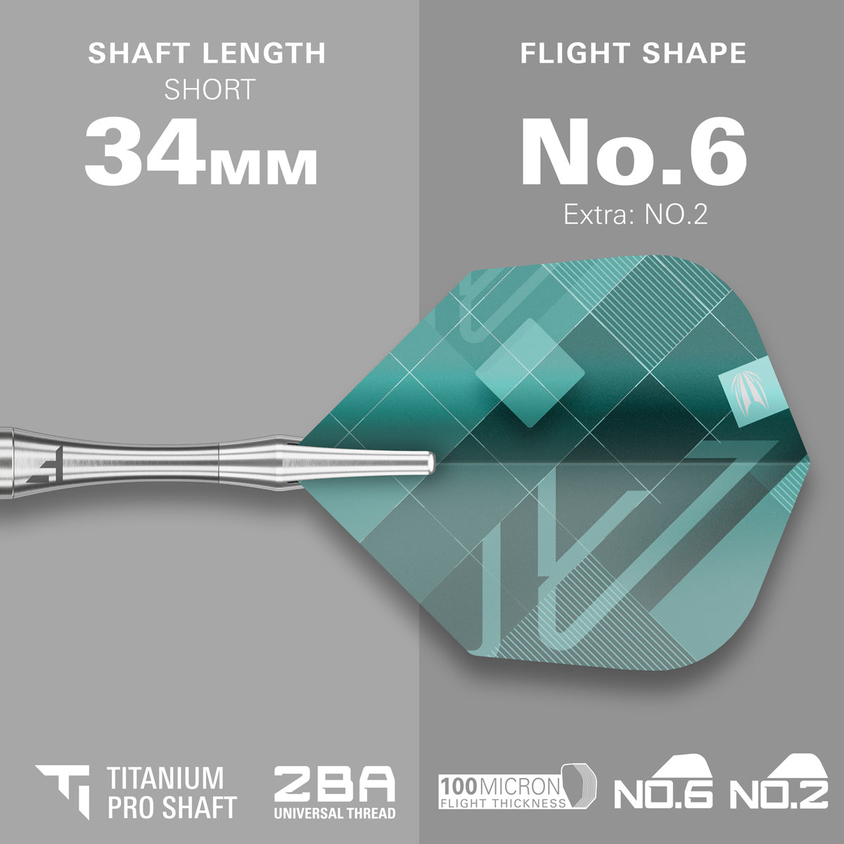 Rove 03 90% Tungsten SP Steel Tip Darts by Target - view 4