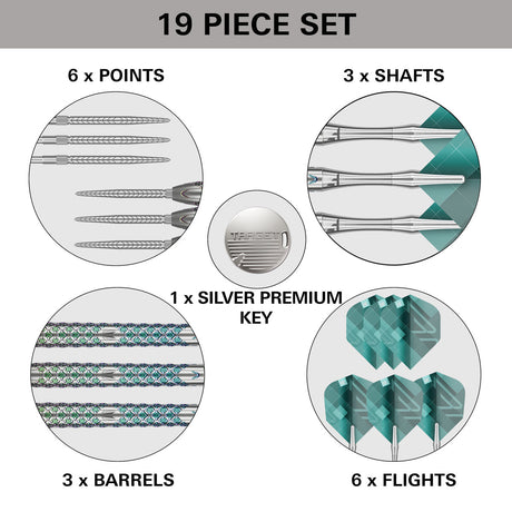Rove 03 90% Tungsten SP Steel Tip Darts by Target - view 6