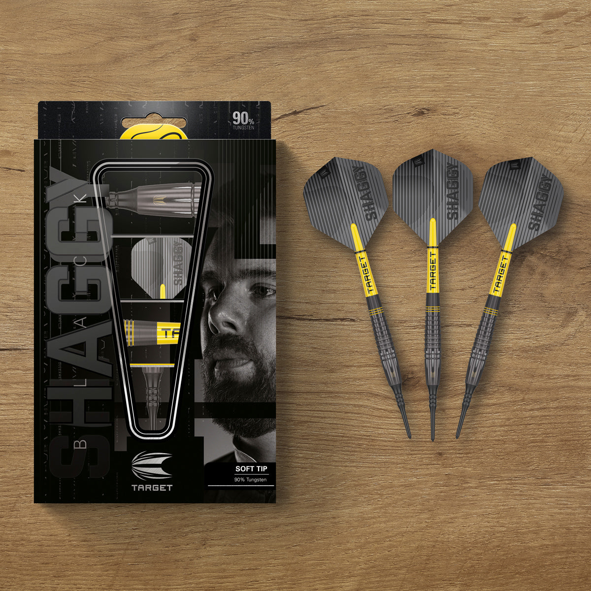 Scott Williams Black 90% Tungsten Soft Tip Darts by Target - view 7