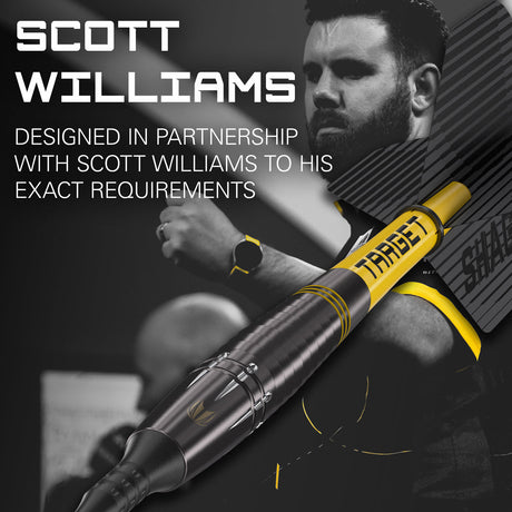 Scott Williams Black 90% Tungsten Soft Tip Darts by Target - view 3