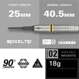Scott Williams G2 90% Tungsten Soft Tip Darts by Target - view 4