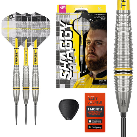 Target Scott Williams G2 Swiss Point 90% Tungsten Steel Tip Darts
