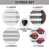 Sebastian Bialecki 90% Tungsten SP Steel Tip Darts by Target - view 6