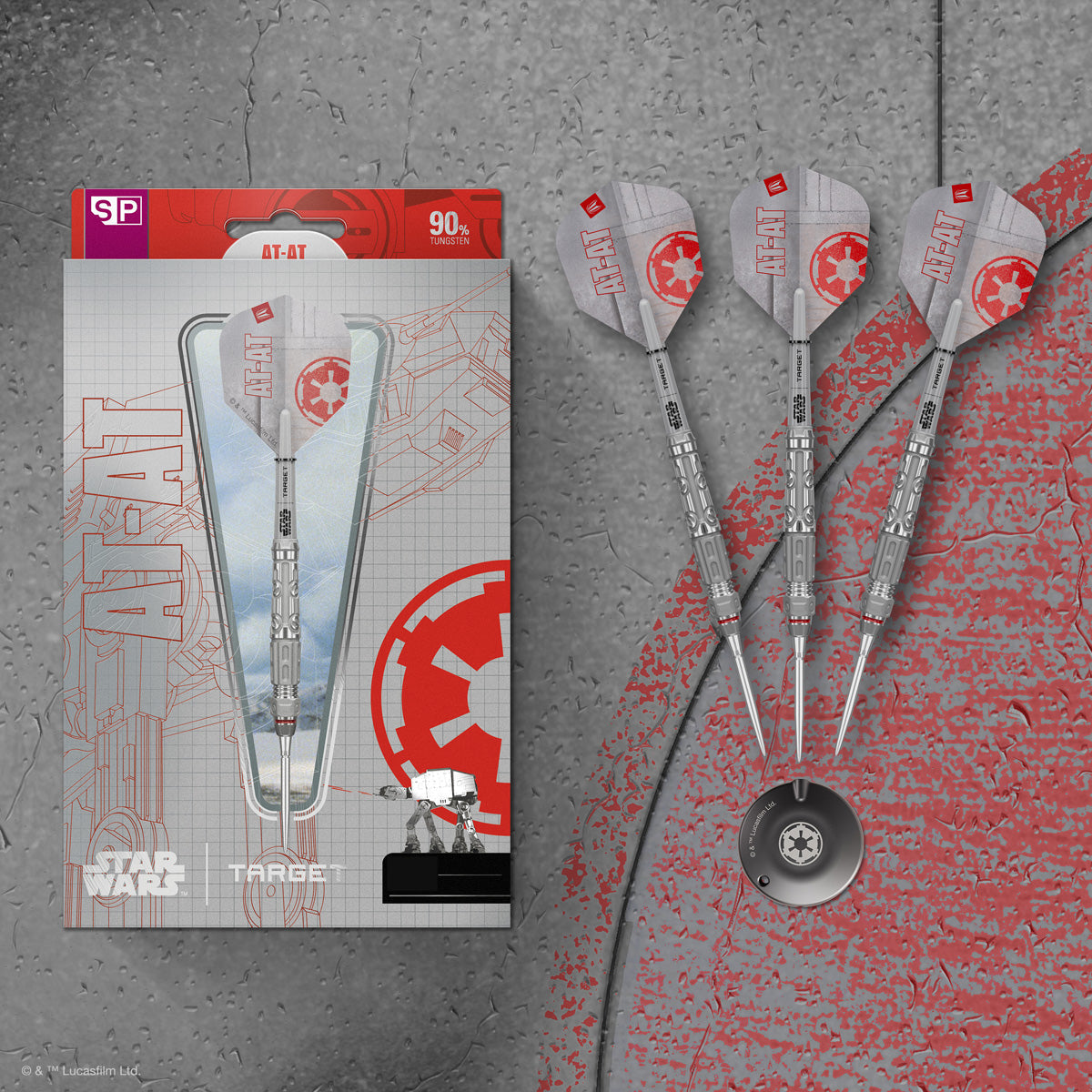 STAR WARS™ | TARGET AT-AT 90% Tungsten SP Steel Tip Darts - view 5