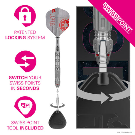 STAR WARS™ | TARGET AT-AT 90% Tungsten SP Steel Tip Darts - view 3