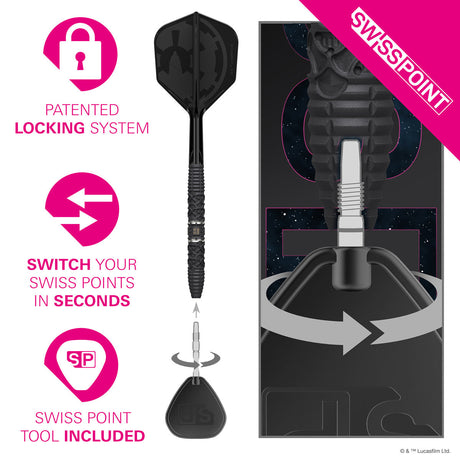 STAR WARS™ | TARGET Darth Vader 95% Tungsten Steel Tip Darts - view 3