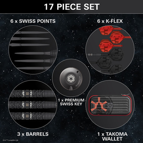 STAR WARS™ | TARGET Darth Vader 95% Tungsten Steel Tip Darts - view 4