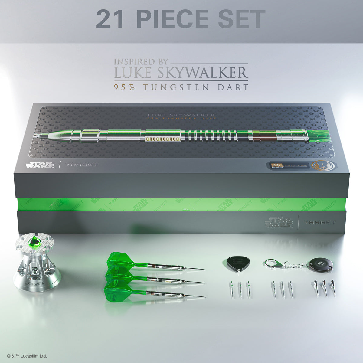 STAR WARS™ | TARGET Luke Skywalker “Jedi Knight” Lightsaber First Edition 95% Tungsten Steel Tip Darts - view 4