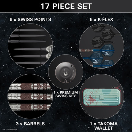 STAR WARS™ | TARGET Mandalorian 95% Tungsten SP Steel Tip Darts - view 5