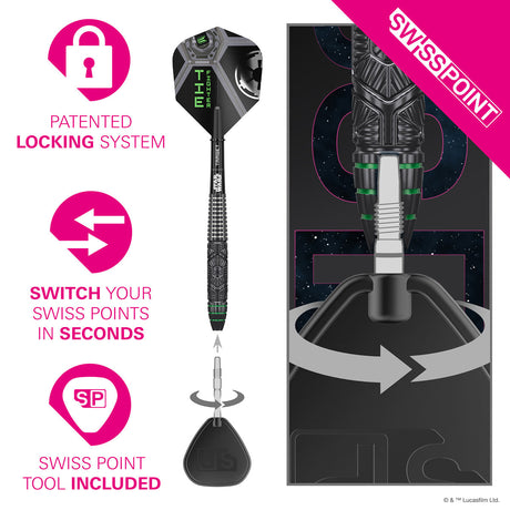 STAR WARS™ | TARGET Tie Fighter 90% Tungsten Steel Tip Darts - view 3