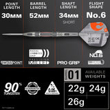 STAR WARS™ | TARGET X-Wing 90% Tungsten Steel Tip Darts - view 2
