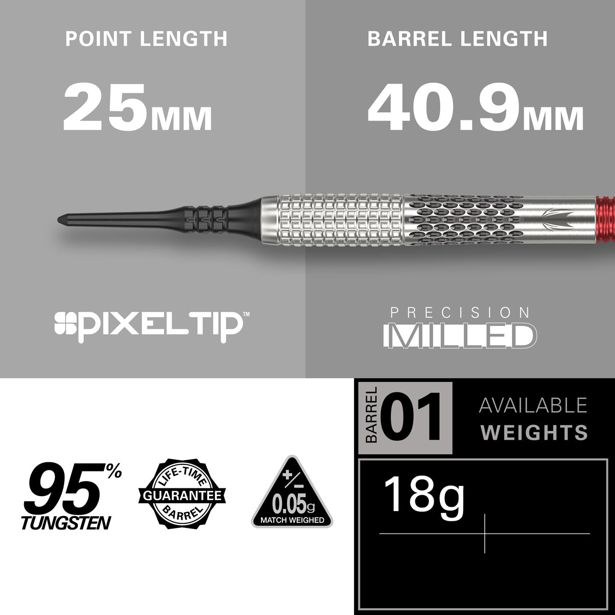 Stephen Bunting Gen 5 95% Tungsten Soft Tip Darts by Target - view 4