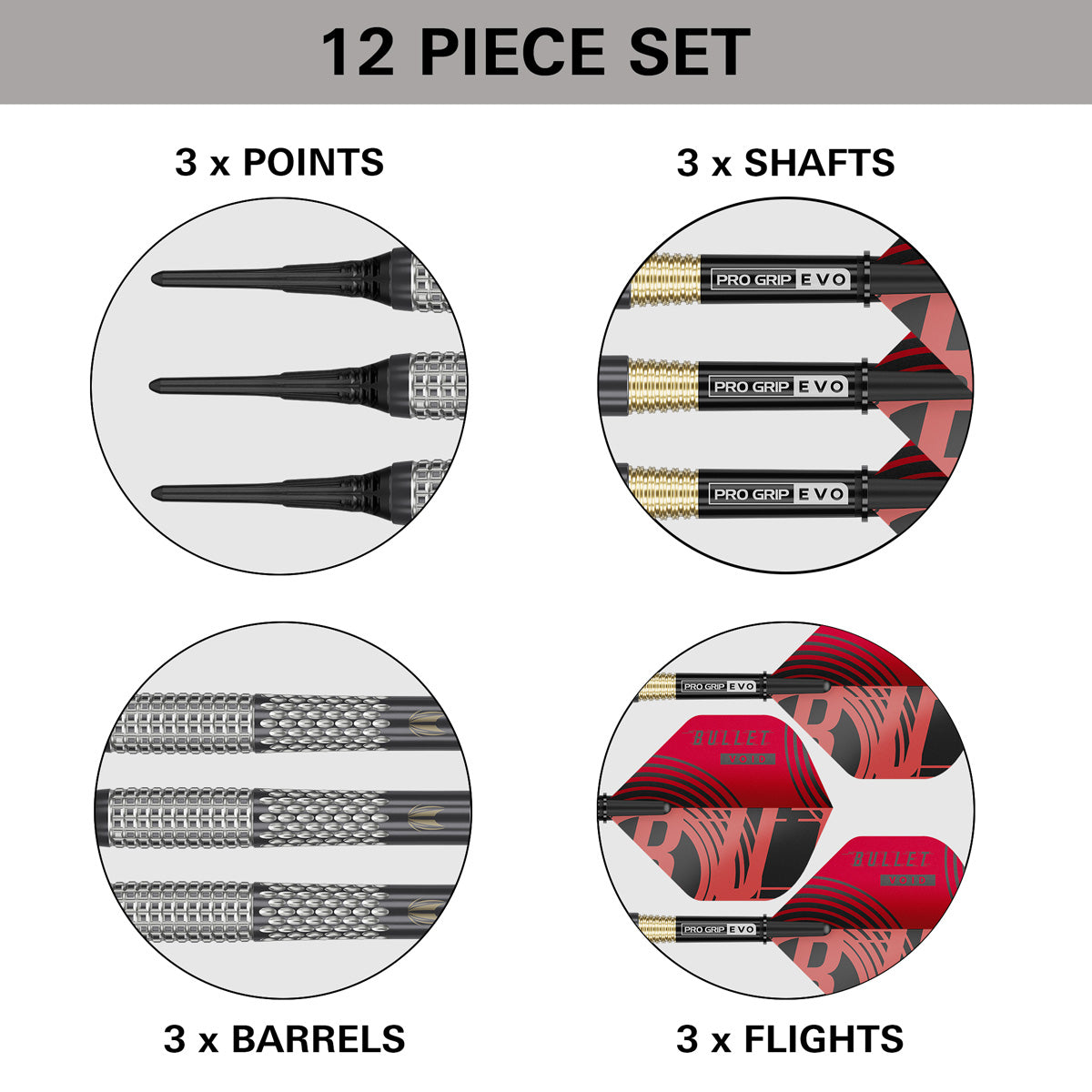 Target Stephen Bunting G5 Void 95% Tungsten Soft Tip Darts - view 6
