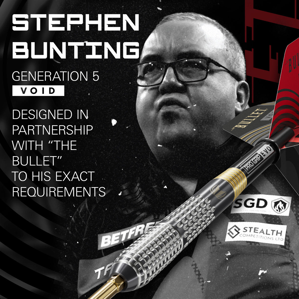 Target Stephen Bunting G5 Void 95% Tungsten SP Steel Tip Darts - view 3