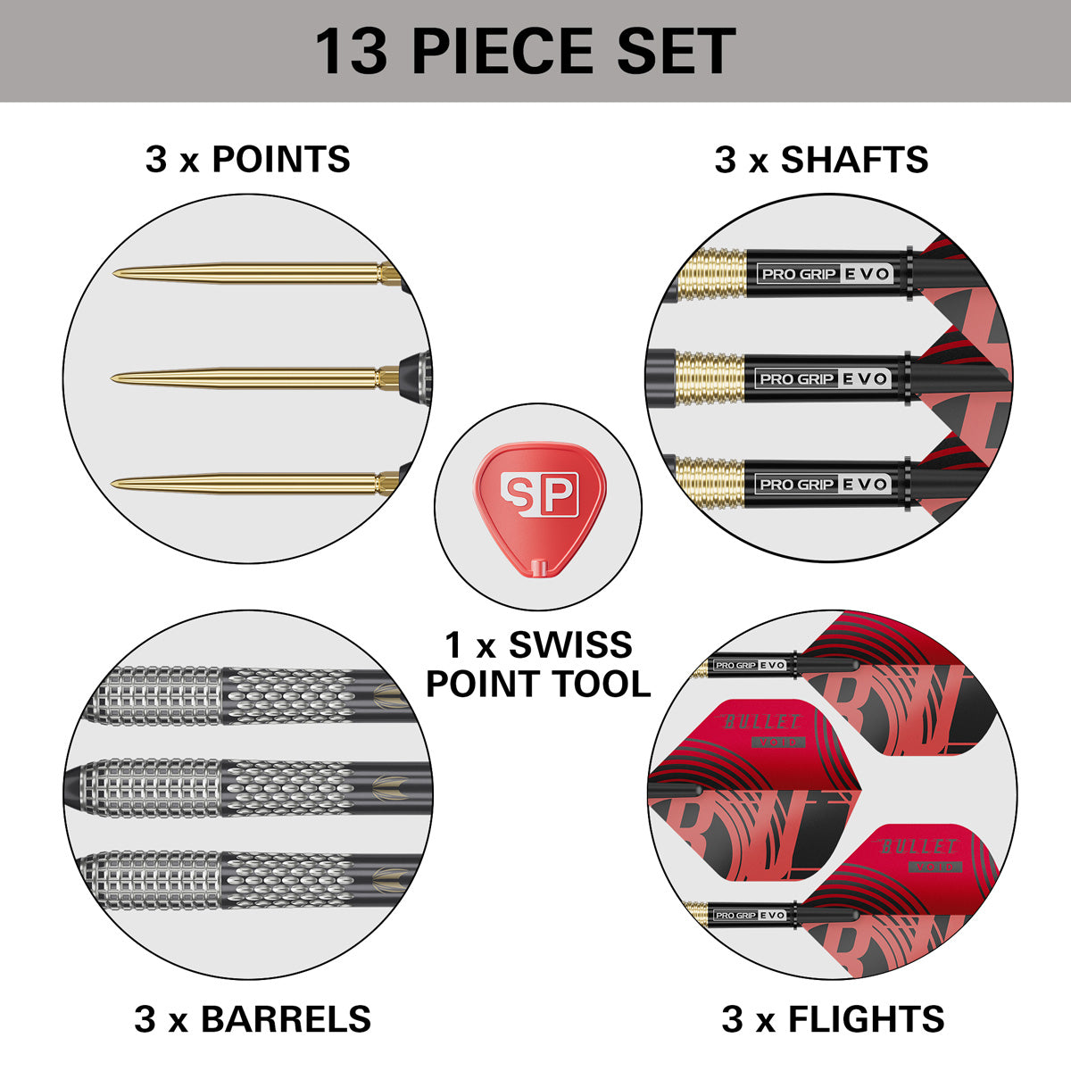 Target Stephen Bunting G5 Void 95% Tungsten SP Steel Tip Darts - view 6