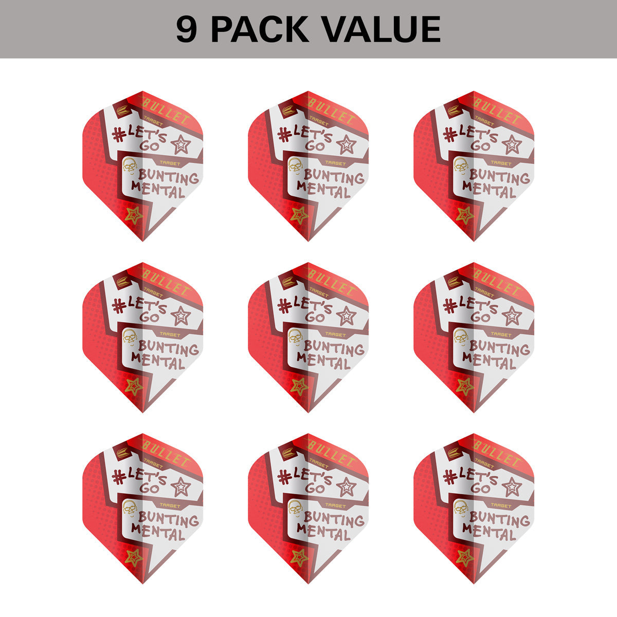 Stephen Bunting Pro Ultra Dart Flights x 3 Sets by Target - view 6
