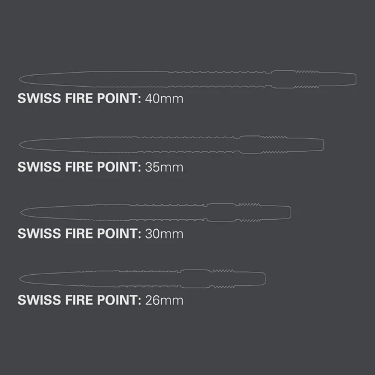 Swiss Firepoint Replacement Dart Points by Target - view 12