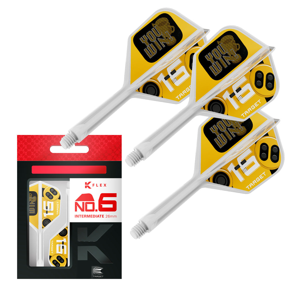 Target K-Flex You Win No6 Integrated Flights & Shafts - view 3