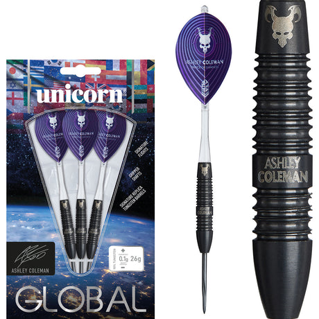 Unicorn Ashley Coleman 90% Tungsten Steel Tip Darts