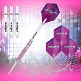 Unicorn Autograph Pink Ringed 80% Tungsten Steel Tip Darts - view 3
