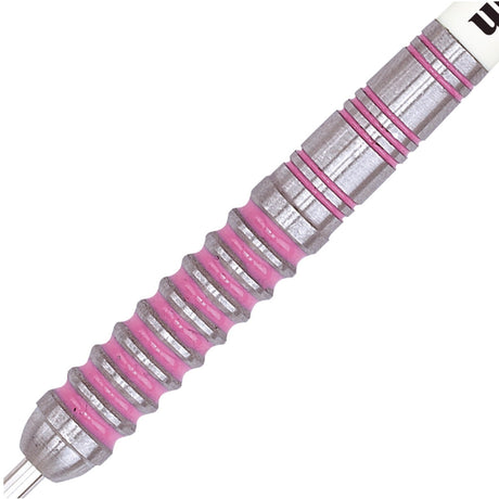 Unicorn Autograph Pink Ringed 80% Tungsten Steel Tip Darts - view 2