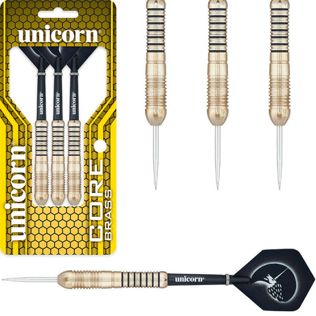 Core Brass Darts Style 2 Steel Tip Darts by Unicorn