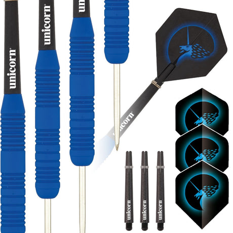 Unicorn Core Plus Rubber Coated Brass Steel Tip Darts - view 3