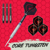 Core Tungsten Style 1 Steel Tip Darts by Unicorn - view 3