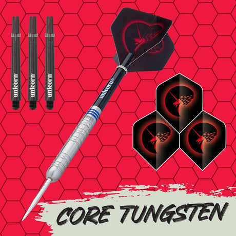 Core Tungsten Style 1 Steel Tip Darts by Unicorn - view 3