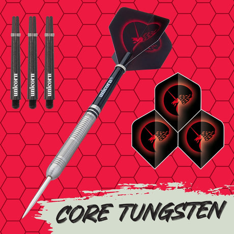 Core Tungsten Style 2  Steel Tip Darts by Unicorn - view 3