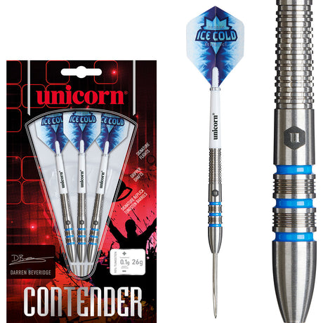 Unicorn Darren Beveridge 90% Tungsten Steel Tip Darts