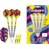 Flair 3 80% Tungsten Steel Tip Darts by Unicorn - view 4