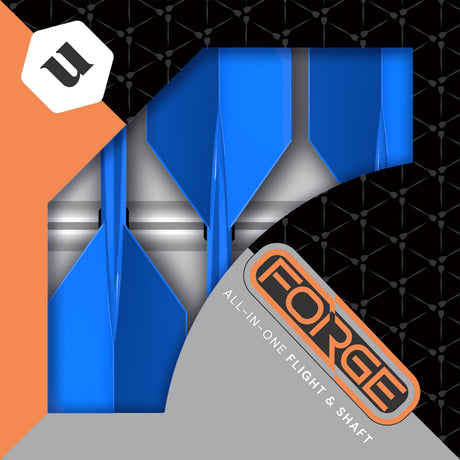 Forge Blue All-In-One Dart Flights by Unicorn - view 4