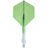 Unicorn Forge Plus Clear Two-Tone Integrated Dart Flights & Shafts - view 8