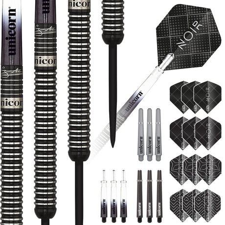 Gary Anderson Noir Deluxe Player Edition Phase 3 World Champion Steel Tip Darts by Unicorn - view 3