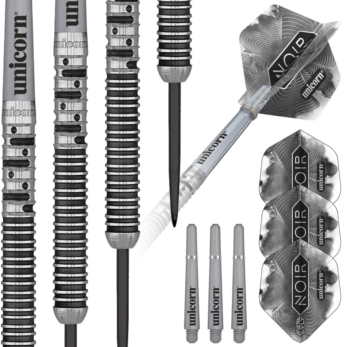 Gary Anderson Noir 90% Tungsten Phase 5 World Champion Steel Tip Darts by Unicorn - view 4