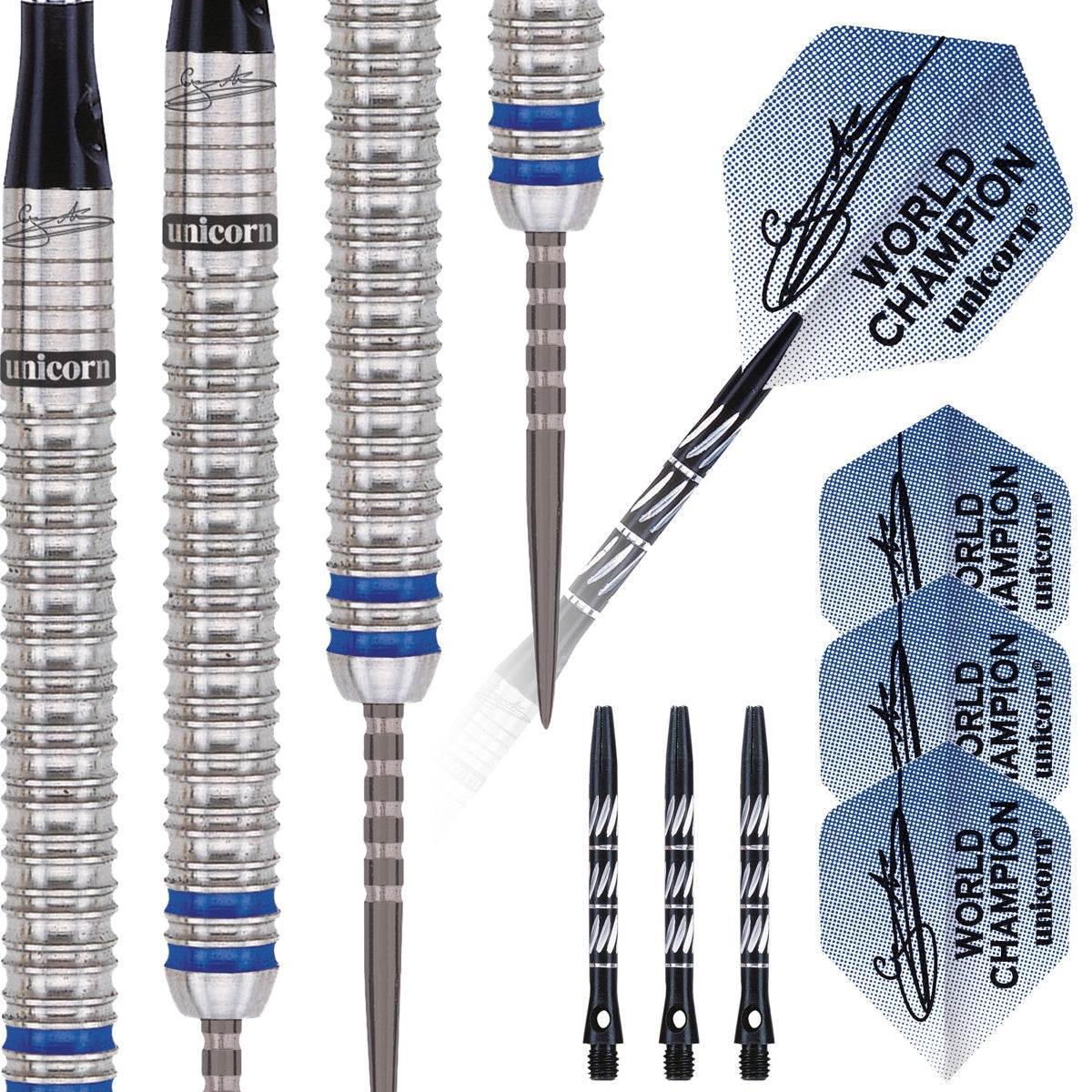 Gary Anderson Phase 3 World Champion Steel Tip Darts by Unicorn - view 3