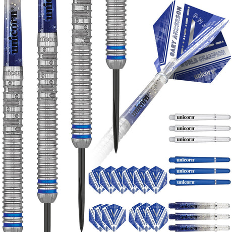 Gary Anderson 90% Tungsten Phase 5 World Champion Steel Tip Darts by Unicorn - view 4