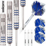 Gary Anderson Silver Star Style 1 80% Tungsten Steel Tip Darts by Unicorn - view 3