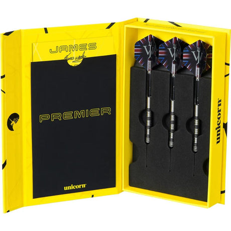 James Wade Premier 90% Tungsten Steel Tip Darts by Unicorn - view 5