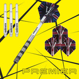 James Wade Premier 90% Tungsten Steel Tip Darts by Unicorn - view 3