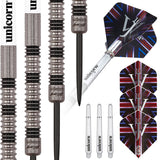 James Wade Premier 90% Tungsten Steel Tip Darts by Unicorn - view 4