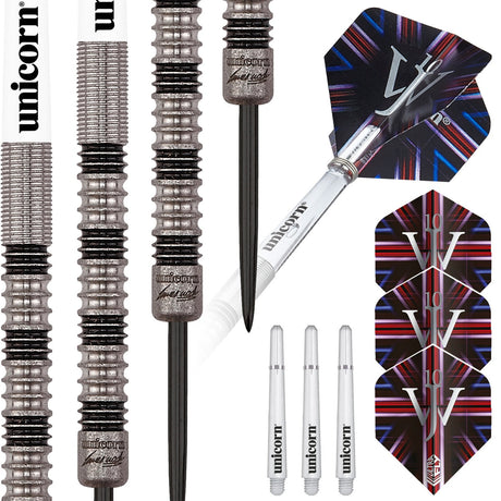 James Wade Premier 90% Tungsten Steel Tip Darts by Unicorn - view 4
