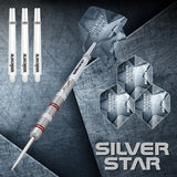 James Wade Silver Star 80% Tungsten Steel Tip Darts by Unicorn - view 2